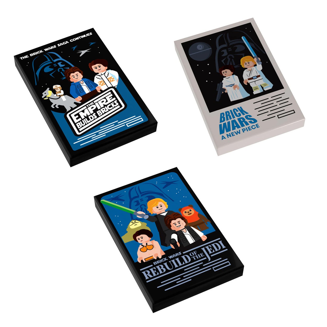 Brick Wars Movie Posters Custom UV Printed Tiles