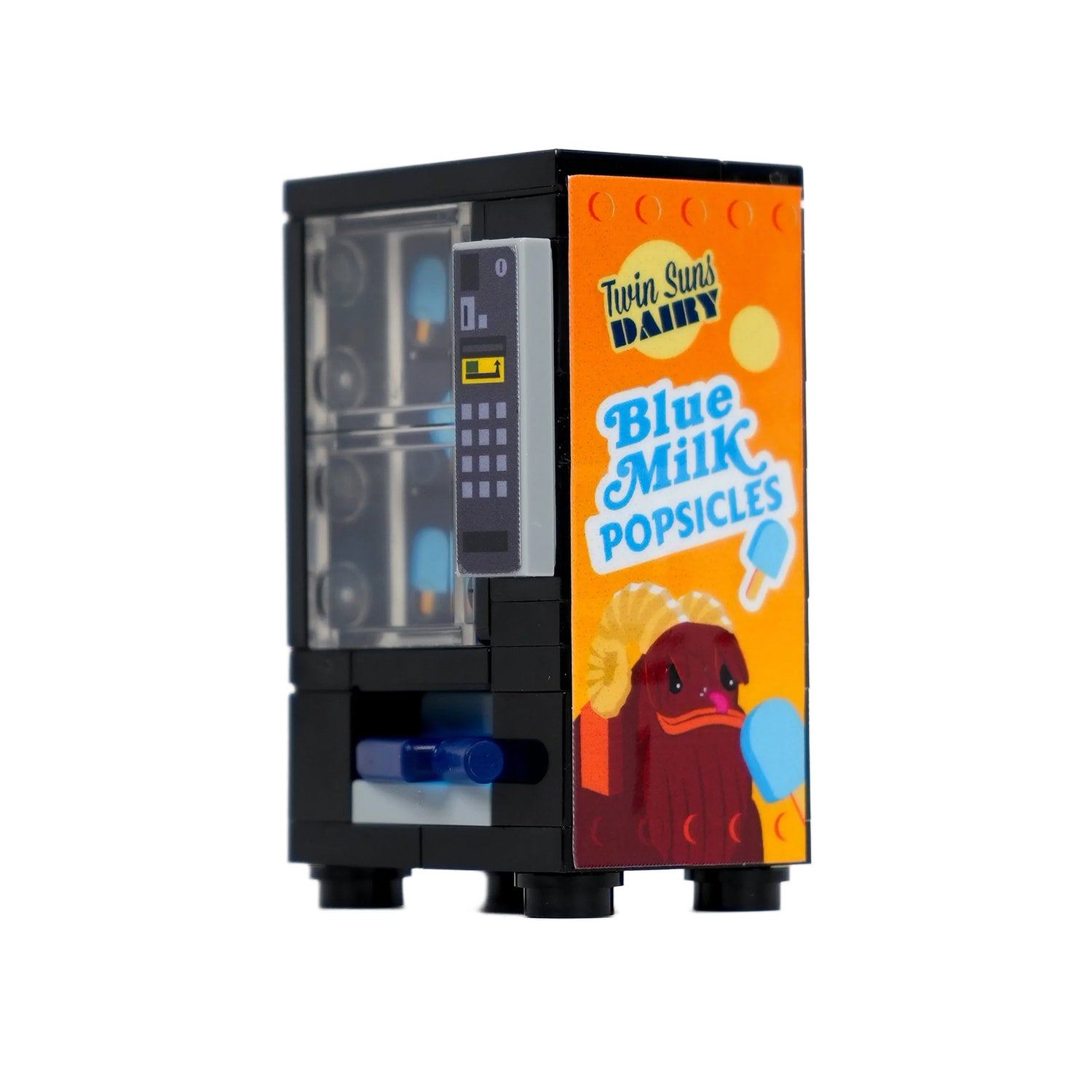 Custom Build Blue Milk Popsicles Vending Machine